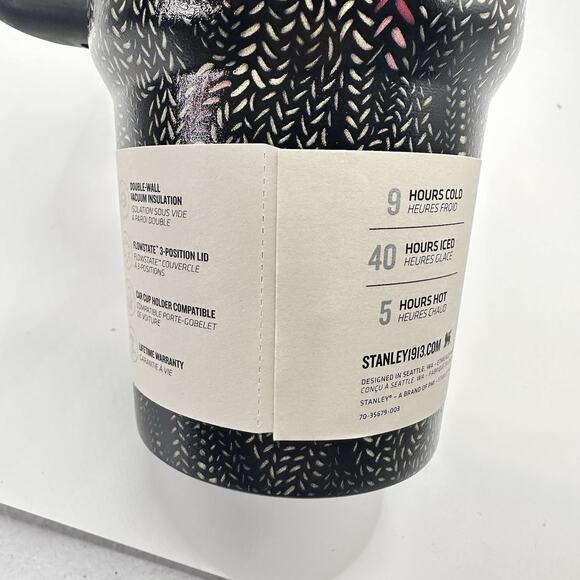 Stanley x Calia 30oz Flowstate Quencher H2.0 Tumbler Black Serpent Brand New - Picture 6 of 7